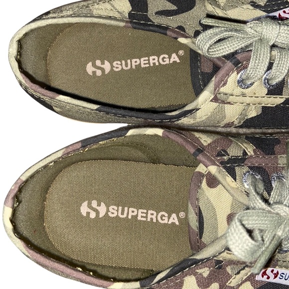 SUPERGA Cotu Camouflage Style S0037Q0 Sneakers Women’s Size 8.5 - Picture 6 of 13